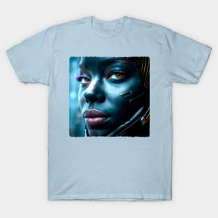 Cyberpunk Hotties (1.1) - Beautiful Sci fi Women T-Shirt